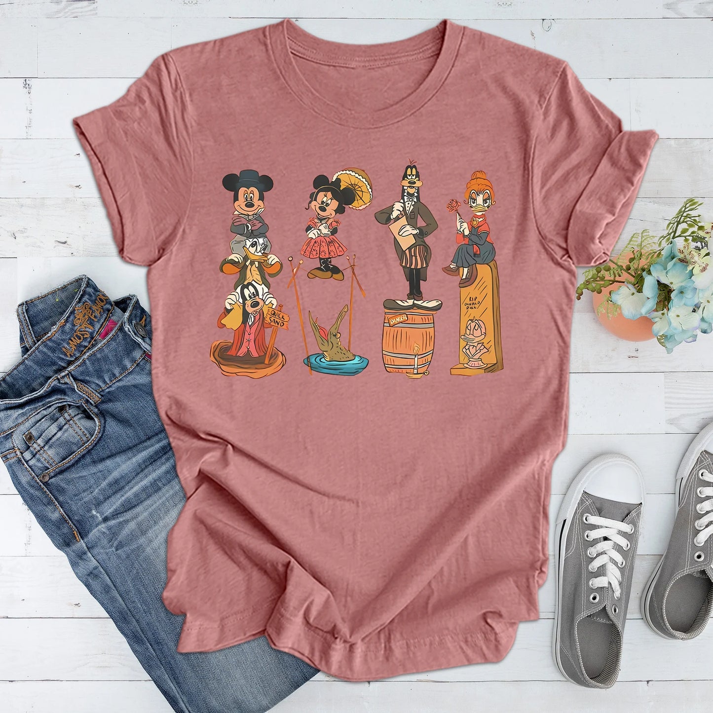 Disney Spooky Sweatshirt ,Trick Or Treat Sweatshirt , Vintage Halloween Mouse And Friends Sweatshirt ,Happy Halloween Sweatshirt Disney Tee Woman Sweatshirt