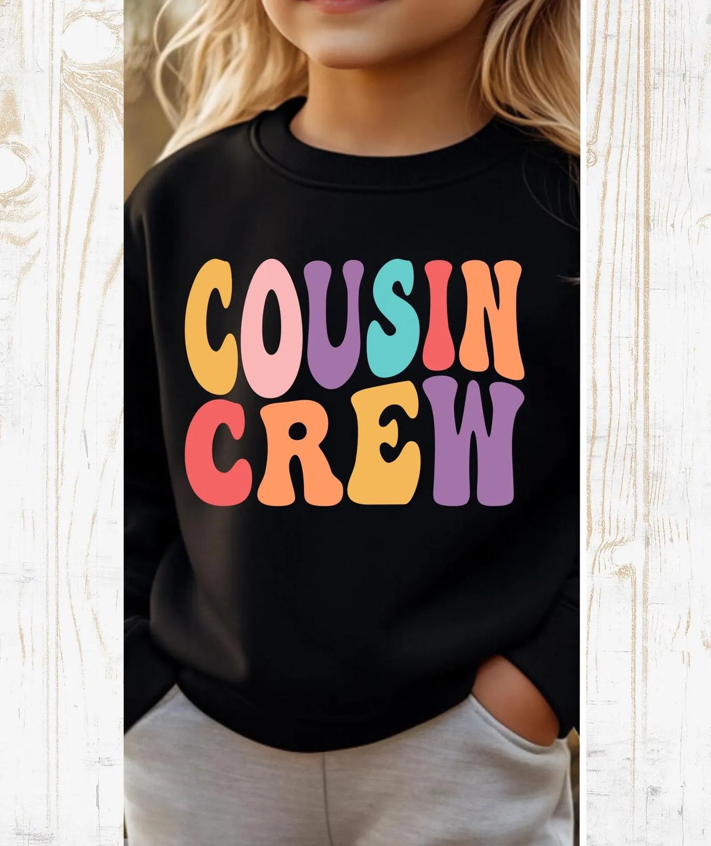 Cousin Crew Sweatshirts for Kids, Big Cousin Sweatshirts Matching Cousin TShirt, New to the Cousin Crew Shirt Cousin Sweatshirt and Shirts 3 (SWEATSHIRT)
