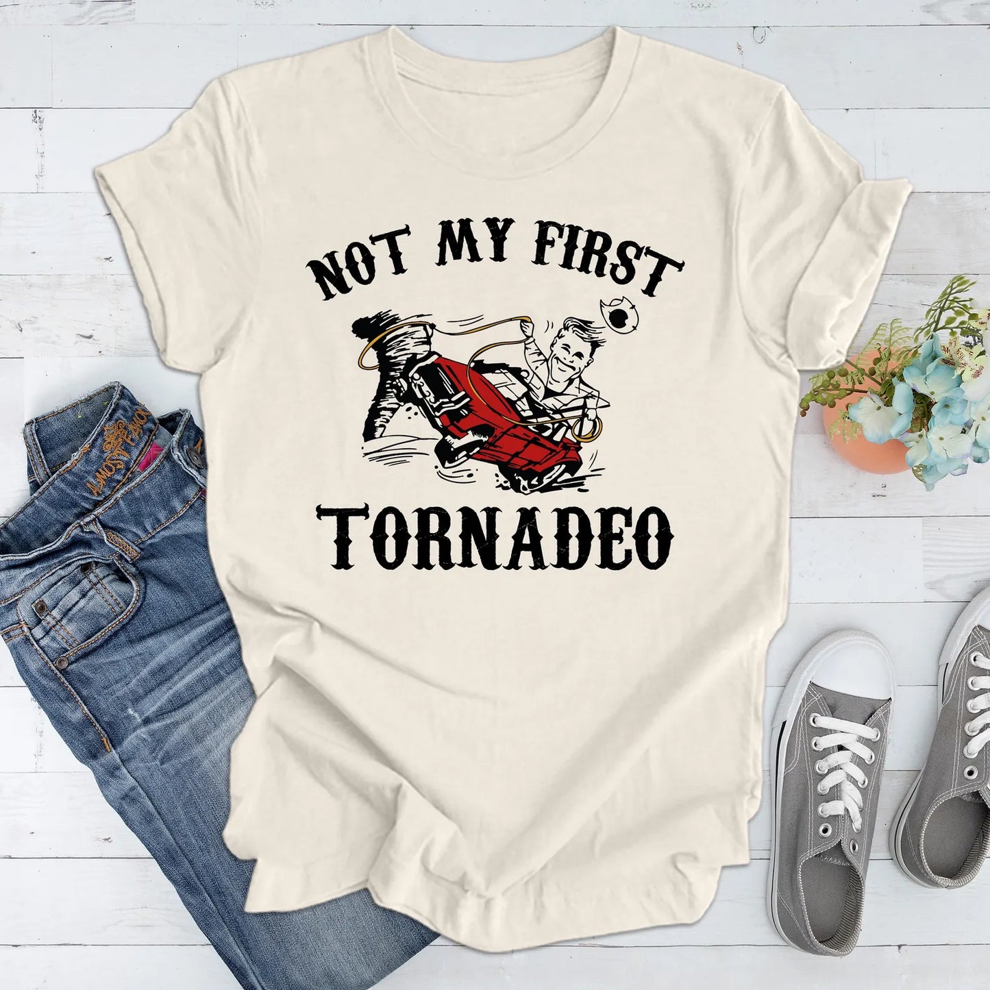 Not My First Tornadeo Sweatshirt, Not My First Tornadeo Sweatshirt, If You Feel It Chase It Shirt 3 (SWEATSHIRT)