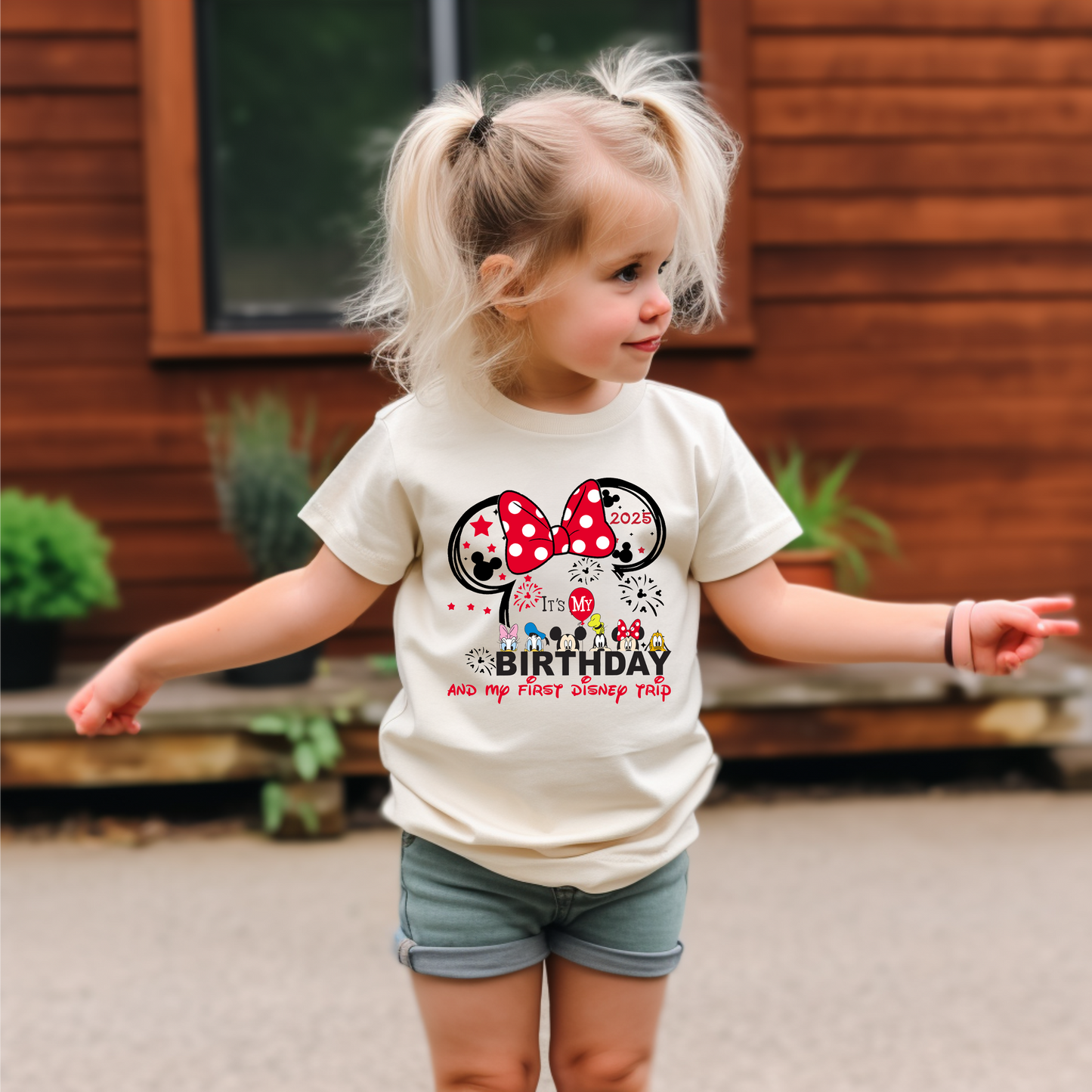 1st Birthday Girl Outfit, Disney Birthday Boy, Girl, Birthday Squad Disney Characters, Disney Clothing For Toddlers YOUTH