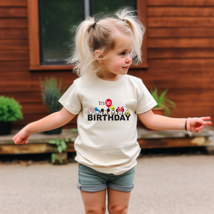 1st Birthday Girl Outfit, Disney Birthday Boy, Girl, Birthday Squad Disney Characters, Disney Clothing For Toddlers YOUTH
