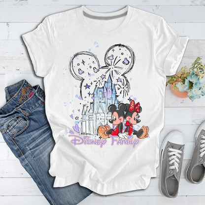 Vintage Retro Disney World Shirt, Custom Character Mickey Minnie Chip Dale Pooh Shirt, Mickey Vintage Retro Shirt Tank Top, Walt Disney Tee YOUTH