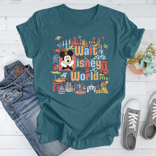 Walt Disney World Mickey Shirt Tank Top, Disney Trip Family Shirt, Walt Disney Vacation Family Outfit, Disney Sketch Shirt, Disney tank Top YOUTH