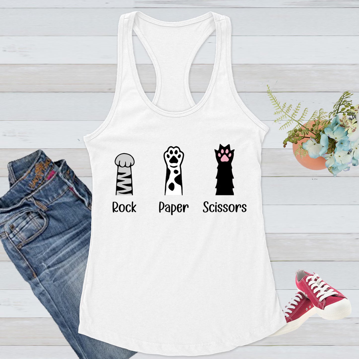 Rock Cat Playing Guitar Shirt: A Funny Guitar Cat T-Shirt Perfect for Cat Lovers and Rock Lovers Alike Woman T-Shirt