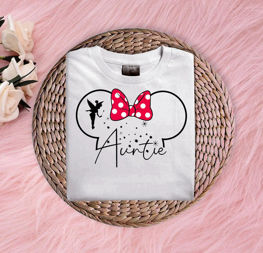 Disney Auntie Mouse Shirt, Auntie Mouse Shirt, Disney Mouse Aunt Tee, Disney Shirt, Minnie Aunt Shirt, Disney Aunt Gift, Disney Family Shirt ONESIE