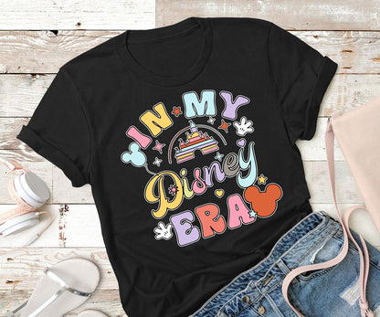 Disneyworld In My Disney Era Shirt, Disney Aesthetic Shirt, Disneyland Vacation Tee, Disney Trip shırt, Colorful Vacay Shirt, Disney Family TODDLER