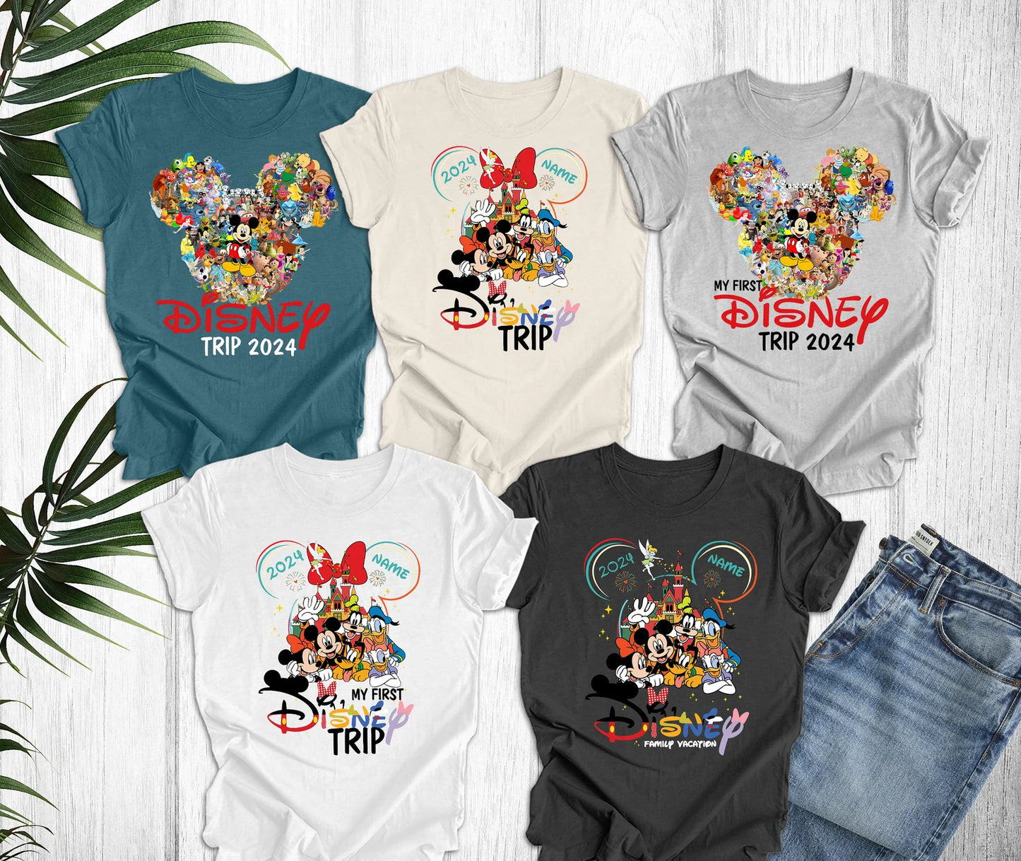 Disney Group Shirt, My First Disney Trip 2024 Shirt, Disney Trip 2024 Shirt, My Second Disney Trip 2024 Shirt, Disney Family Vacation Shirt ONESIE