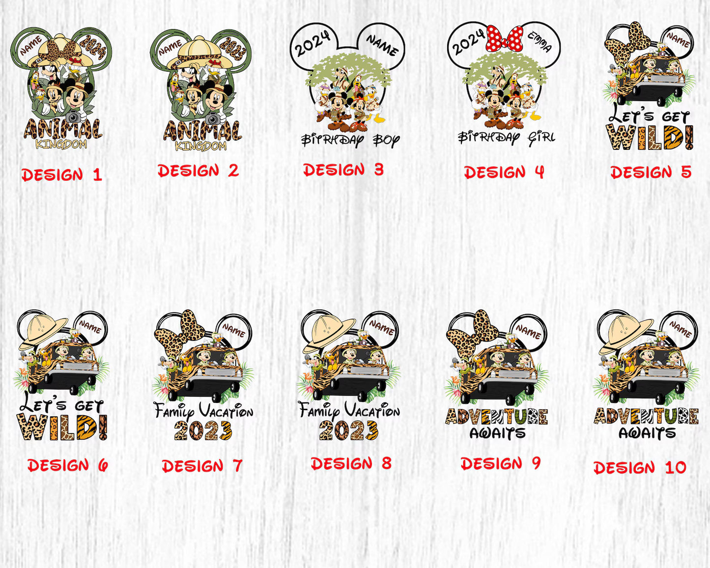 Walt Disney World Shirt Tank Top, Walt Disney Animal Kingdom Shirt, Animal Kingdom Shirt With Disney Characters, Disney Animal Kingdom Tee TODDLER