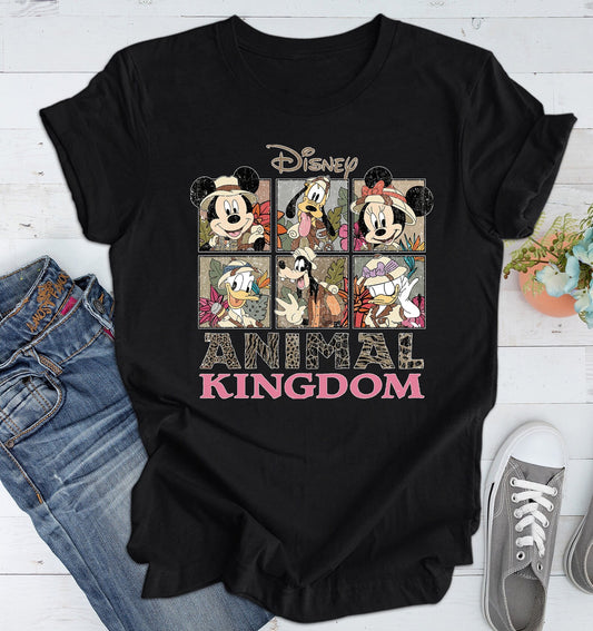 Walt Disney World Shirt Tank Top, Walt Disney Animal Kingdom Shirt, Animal Kingdom Shirt With Disney Characters, Disney Animal Kingdom Tee YOUTH