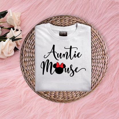 Disney Auntie Mouse Shirt, Auntie Mouse Shirt, Disney Mouse Aunt Tee, Disney Shirt, Minnie Aunt Shirt, Disney Aunt Gift, Disney Family Shirt ONESIE