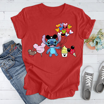 Stitch Wars Shirt, Lilo and Stitch Shirt, Disney Stitch Sketch Shirt, Disney Stitch Shirt, Ohana Shirt, Disney Stitch Balloon Disneyland Tee TODDLER