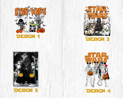 Star Wars Halloween, Starwars Halloween T-shirt, Star Wars Characters Halloween, Disney Halloween Shirt, Halloween Shirt Woman T-Shirt