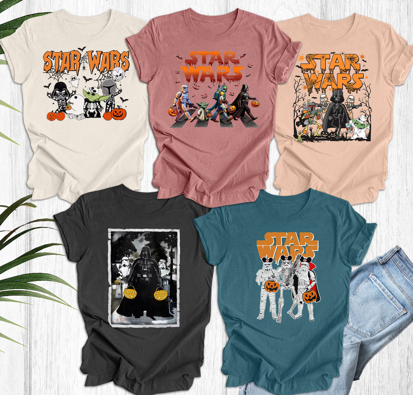 Star Wars Halloween, Starwars Halloween T-shirt, Star Wars Characters Halloween, Disney Halloween Shirt, Halloween Shirt Woman T-Shirt