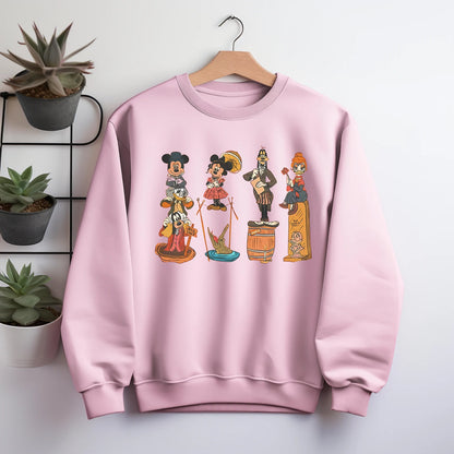 Disney Spooky Sweatshirt ,Trick Or Treat Sweatshirt , Vintage Halloween Mouse And Friends Sweatshirt ,Happy Halloween Sweatshirt Disney Tee Woman Sweatshirt