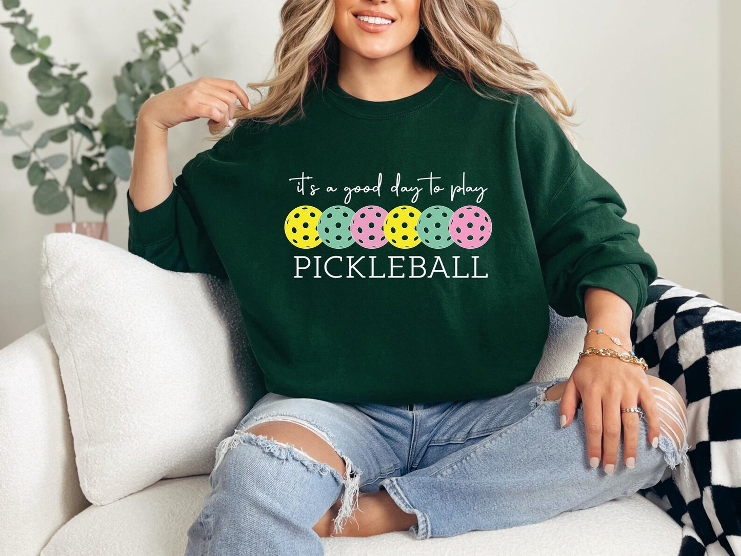 Pickleball Sweatshirt, Sport Graphic Sweatshirt, Pickleball Gifts, Sport Sweatshirt, Pickleball Sweatshirt for Women, Gift for Her 3 (SWEATSHIRT)