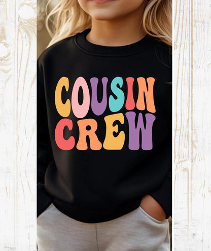 Cousin Crew Sweatshirts for Kids, Big Cousin Sweatshirts Matching Cousin TShirt, New to the Cousin Crew Shirt Cousin Sweatshirt and Shirts 3 (SWEATSHIRT)