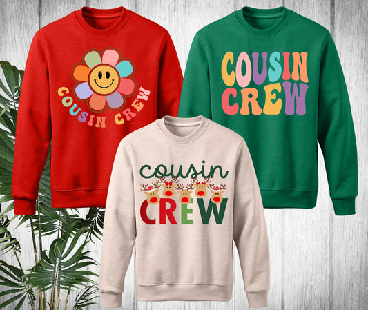 Cousin Crew Sweatshirts for Kids, Big Cousin Sweatshirts Matching Cousin TShirt, New to the Cousin Crew Shirt Cousin Sweatshirt and Shirts 3 (SWEATSHIRT)