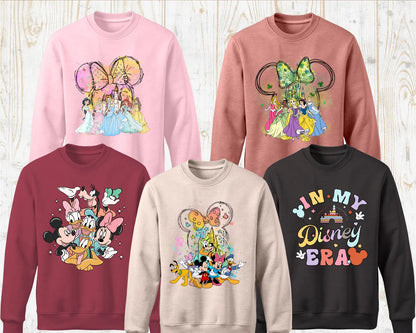 Disney Minnie Mouse Castle Sweatshirt, Magic Kingdom Family Sweatshirt, Vintage Disney Sweatshirt, Disneyland Shirt, Magical Kingdom 3 (SWEATSHIRT)