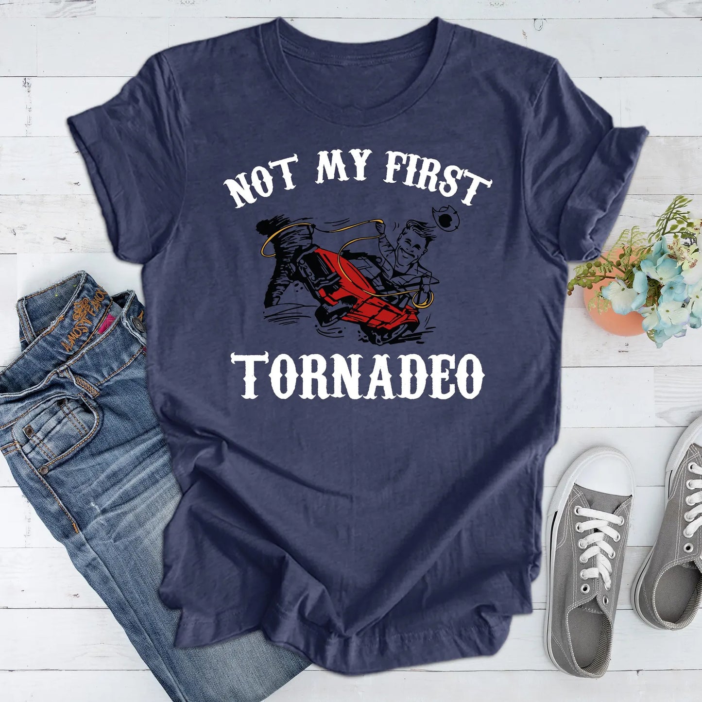 Not My First Tornadeo Sweatshirt, Not My First Tornadeo Sweatshirt, If You Feel It Chase It Shirt 3 (SWEATSHIRT)