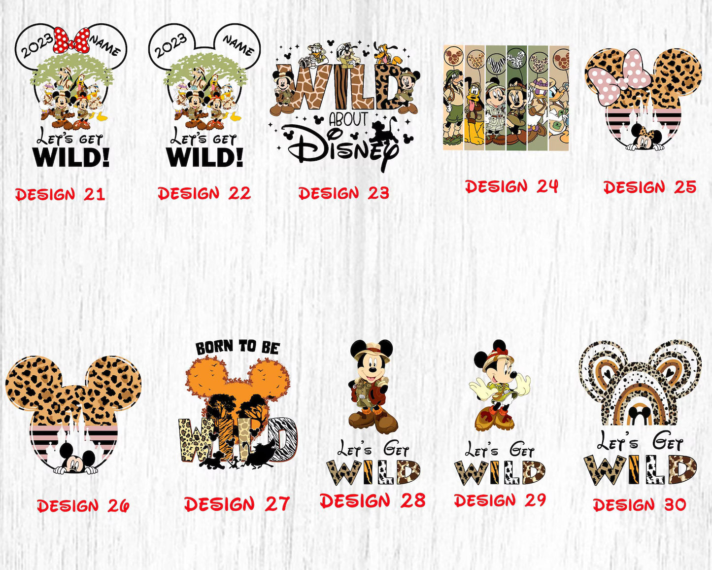 Animal Kingdom Shirt on Model, Safari Disney Vacation Outfit, Cute Matching Park Day Tee for Adults & Kids Woman T-Shirt