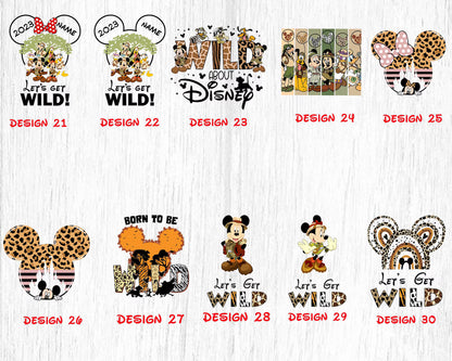 Animal Kingdom Shirt on Model, Safari Disney Vacation Outfit, Cute Matching Park Day Tee for Adults & Kids Woman T-Shirt