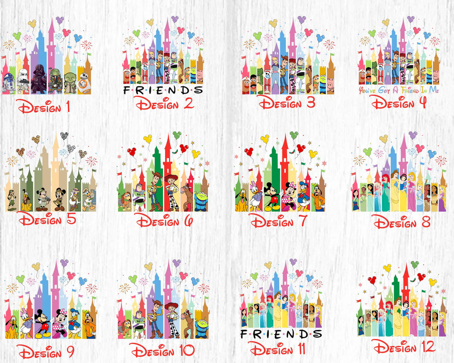Mickey and Friends Signatures Shirt, Magical Shirt, Disney Characters Tee, Disney Mouse Head Tee, Mickey & Co Gift, Disney Tee Men T-Shirt