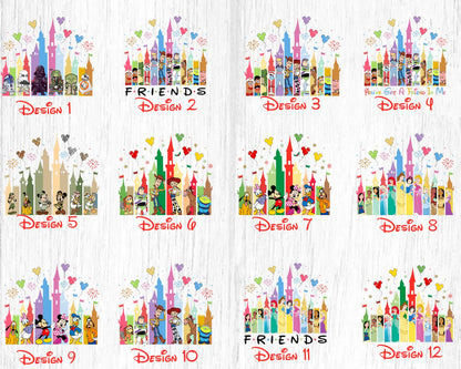 Mickey and Friends Signatures Shirt, Magical Shirt, Disney Characters Tee, Disney Mouse Head Tee, Mickey & Co Gift, Disney Tee Men T-Shirt