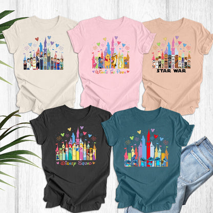 Mickey and Friends Signatures Shirt, Magical Shirt, Disney Characters Tee, Disney Mouse Head Tee, Mickey & Co Gift, Disney Tee Men T-Shirt