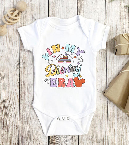 In My Disney Era Baby Onesie, Cute Colorful Disney-Themed Infant Bodysuit, Gender Neutral Baby Shower Gif, Newborn Outfit ONESIE