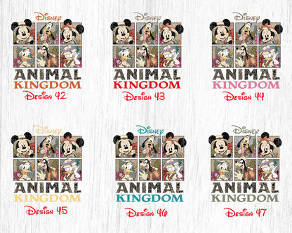 Animal Kingdom Shirt on Model, Safari Disney Vacation Outfit, Cute Matching Park Day Tee for Adults & Kids Woman T-Shirt