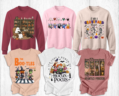 Cozy Ghost Reading Shirt, Spooky Book Lover Halloween Tank Top, Cute Ghost Cat Fall Bookish Tee, LOCT tee, Halloween Shirt For Family Racerback