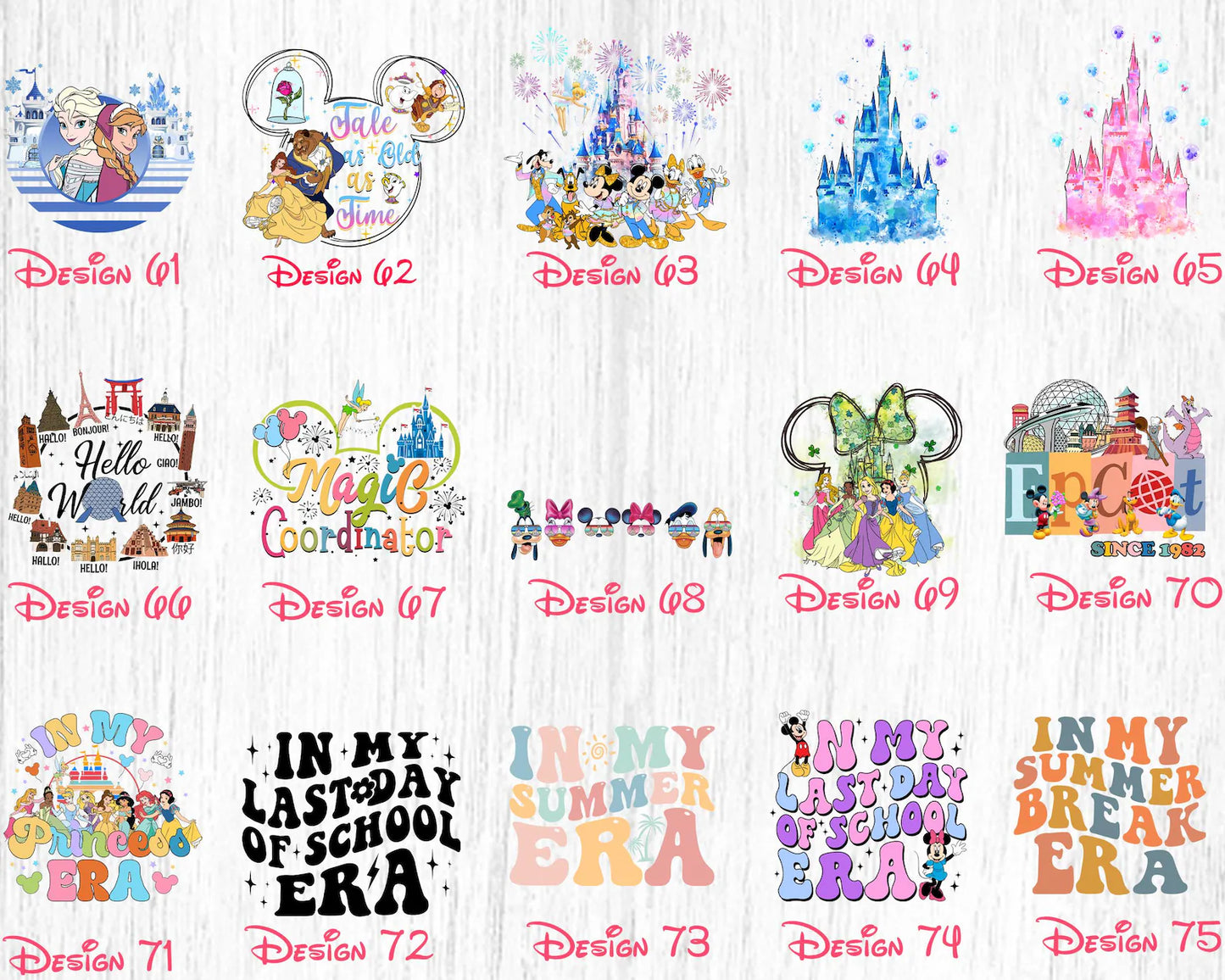 In My Disney Era Baby Onesie, Cute Colorful Disney-Themed Infant Bodysuit, Gender Neutral Baby Shower Gif, Newborn Outfit ONESIE
