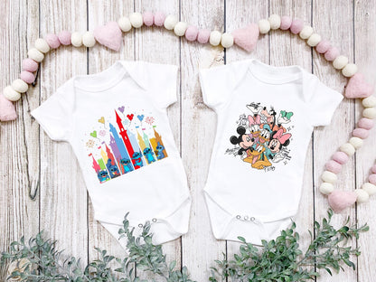 In My Disney Era Baby Onesie, Cute Colorful Disney-Themed Infant Bodysuit, Gender Neutral Baby Shower Gif, Newborn Outfit ONESIE